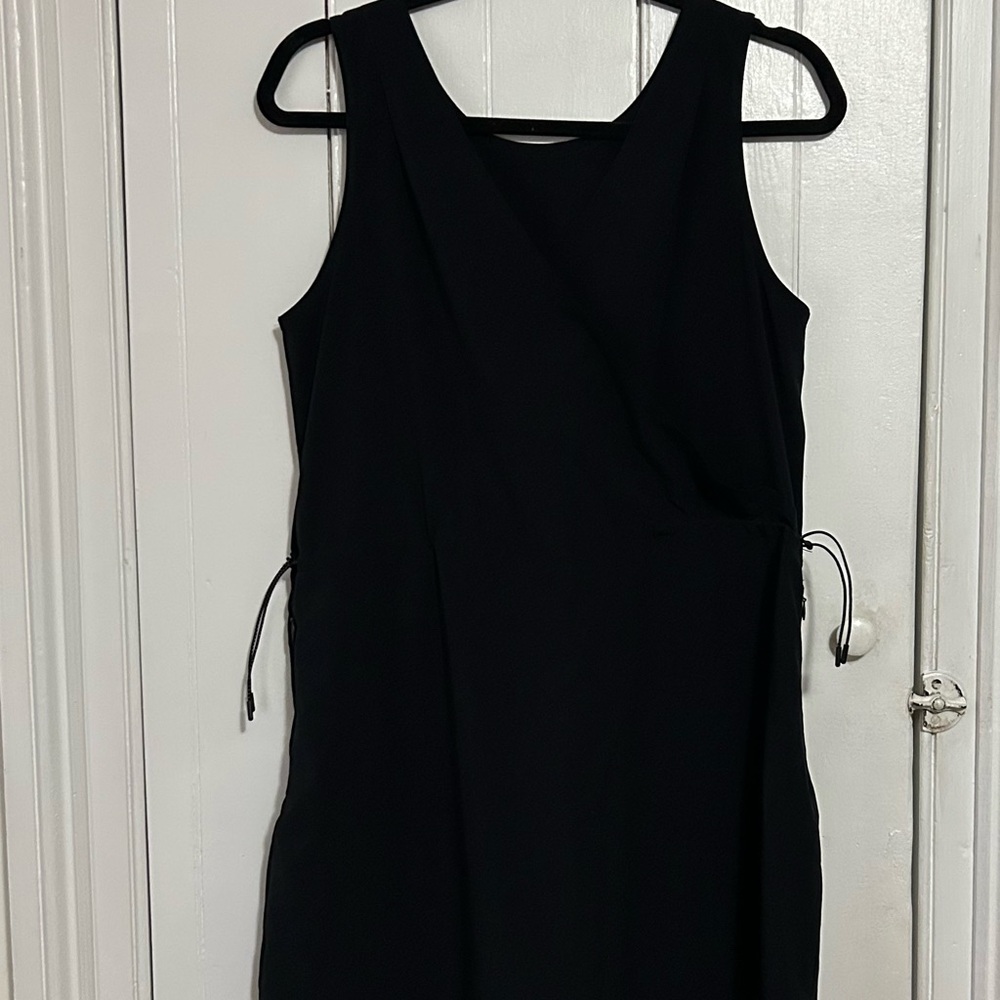 Title Nine Black Sleeveless Mini Dress with Side Ties